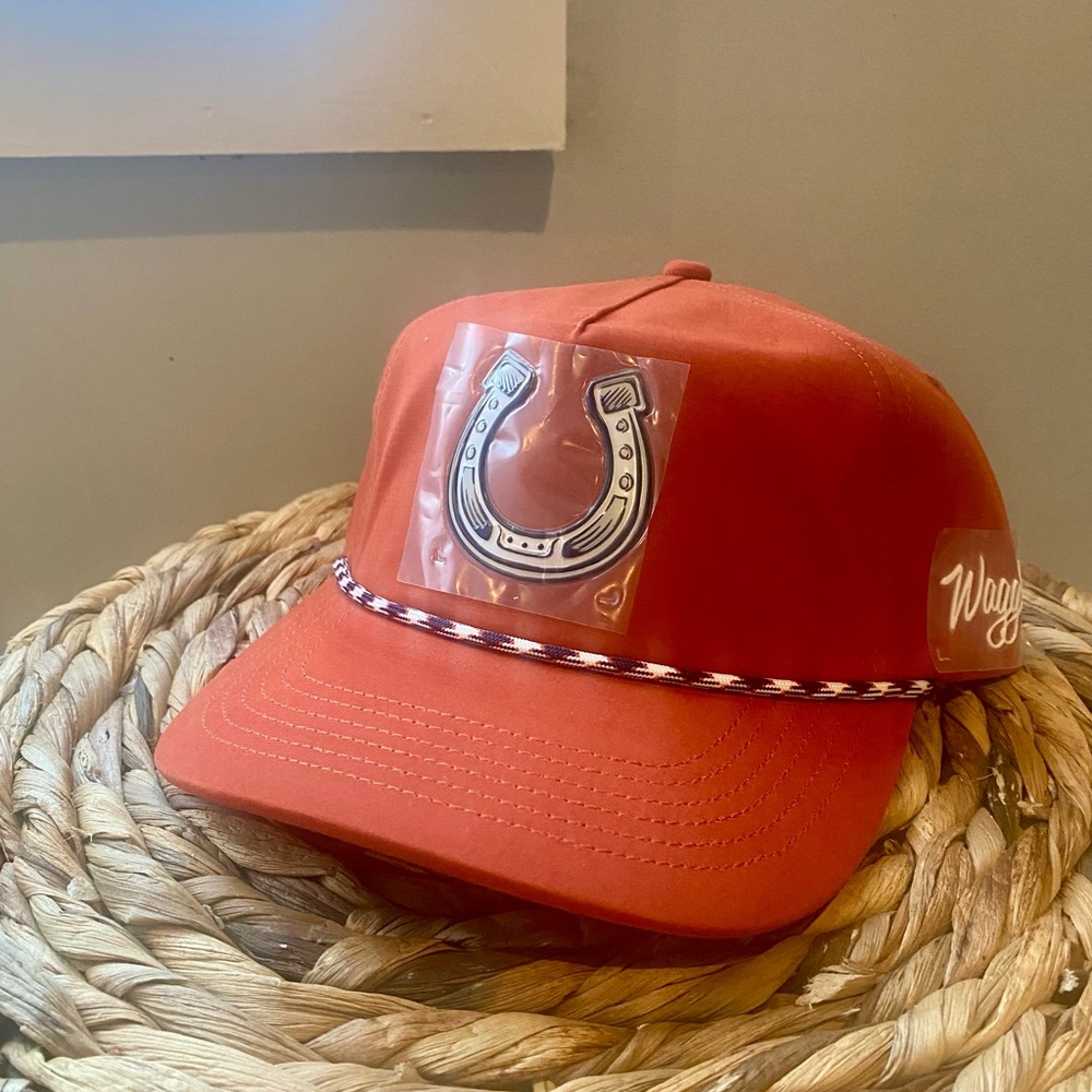 Wagyu Orange Horseshoe Rope-Trim Baseball Cap